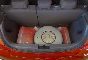 Opel Karl 2016 technik kofferaum lpg tank