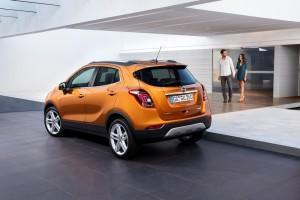 Opel Mokka X 2016 orange außen hinten statisch