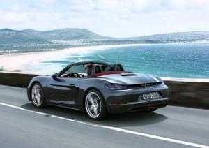 Porsche 718 Boxer 2016 außen hinten dynamisch