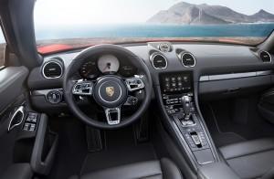 Porsche 718 Boxer 2016 innen cockpit