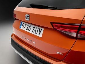 Seat Ateca 2016 außen hinten stoßstange