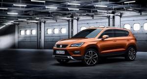 Seat Ateca 2016 außen vorne statisch orange