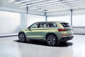 Skoda VisionS Concept 2016 Kodiak außen hinten