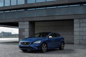 Volvo V40 2016 außen blau statisch