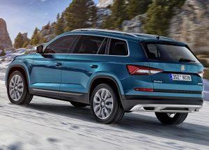 skoda-kodiaq-scout-2017-ausen-dynamisch-hinten