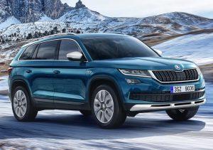 skoda-kodiaq-scout-2017-ausen-dynamisch-vorne