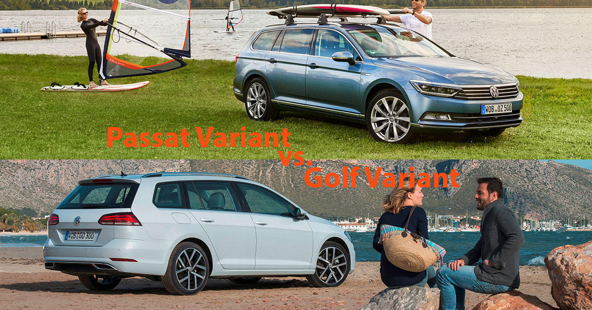 Vw Golf Variant Oder Vw Passat Variant 2018 Welcher Ist