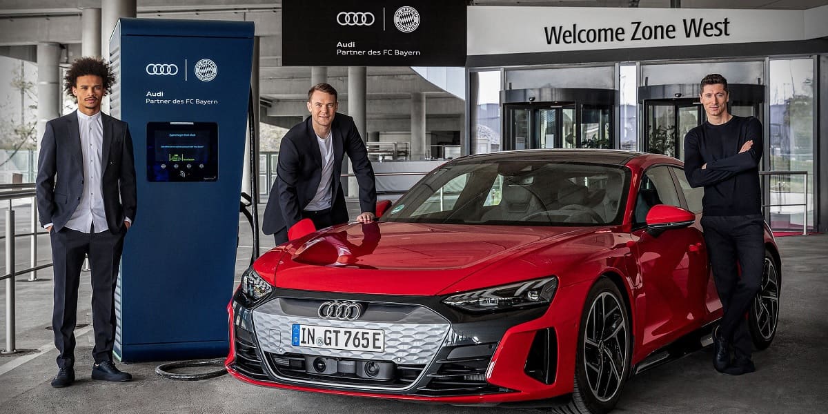 Audi e-tron FC BAyern München Sané, Neuer , Lewandowski