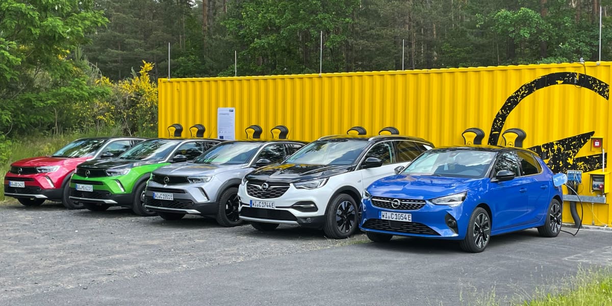 Opel Ladesäule Elektroautos