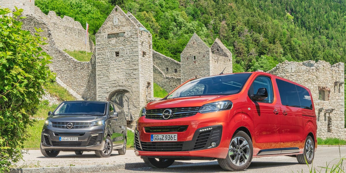 Opel Vivaro-e und Zafira-e Life