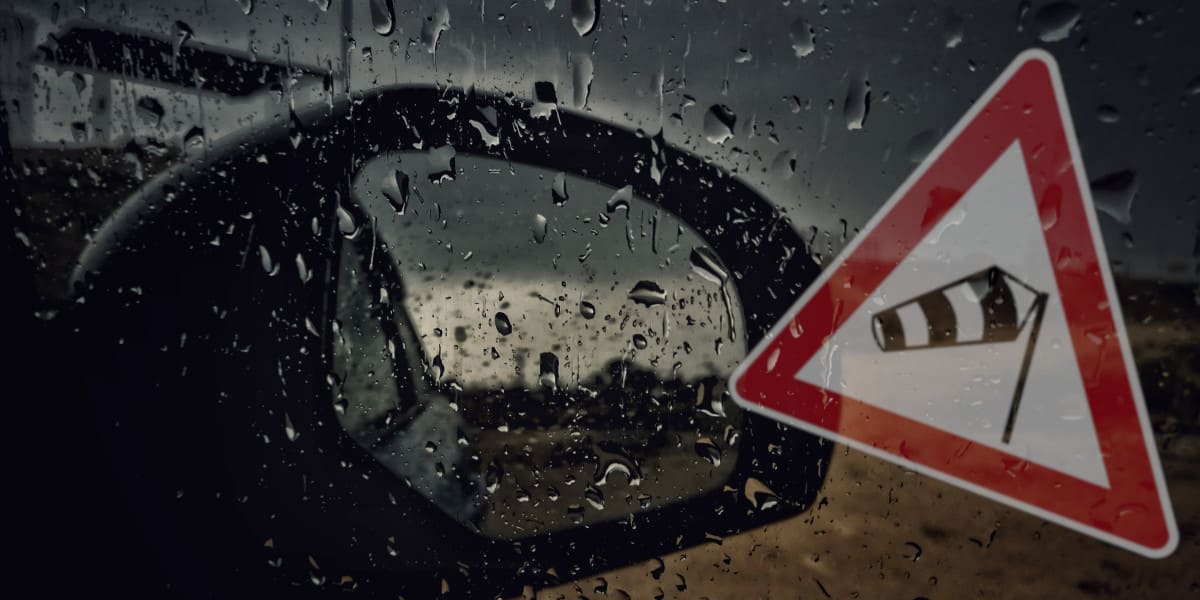 Autofahren bei Sturm