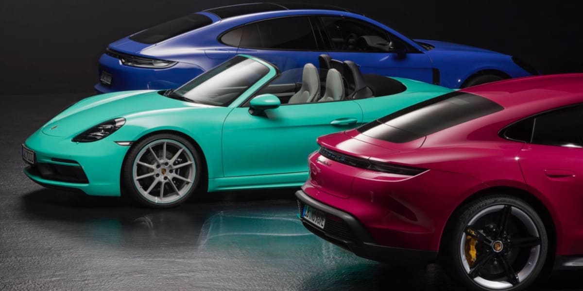 Porsche historische Farben