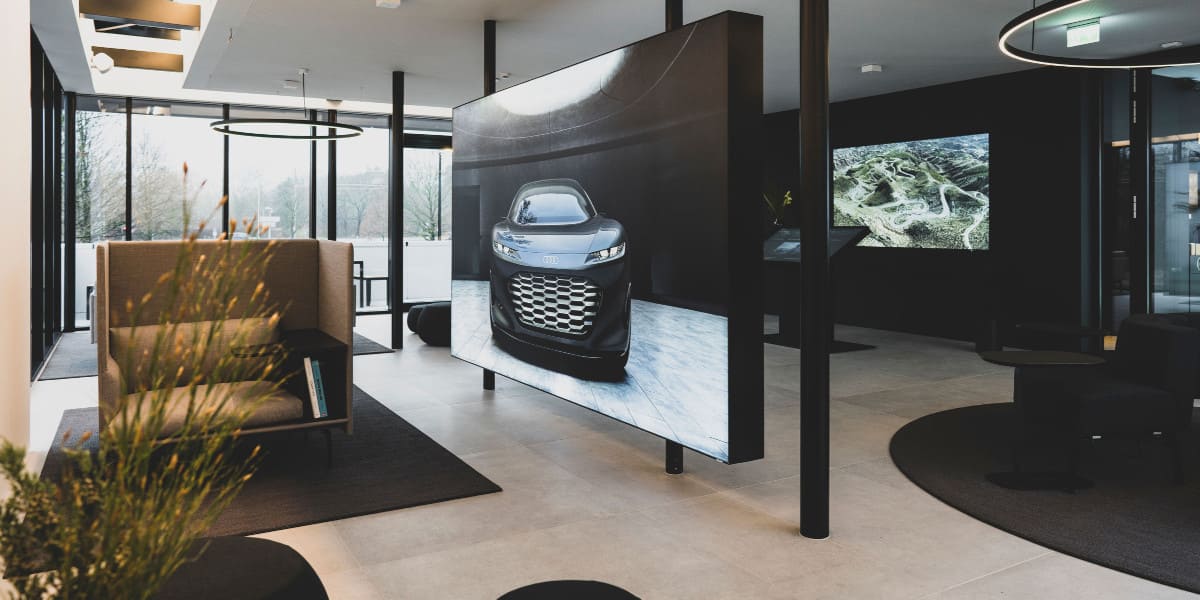 Audi charging hub Nürnberg Lounge