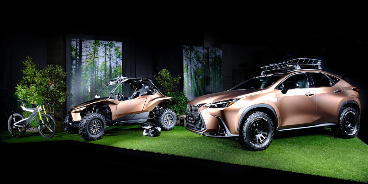 Lexus NX PHEV Offroad Concept sowie das Lexus ROV Concept.