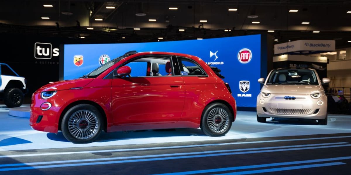 Fiat 500 RED Messe Las Vegas