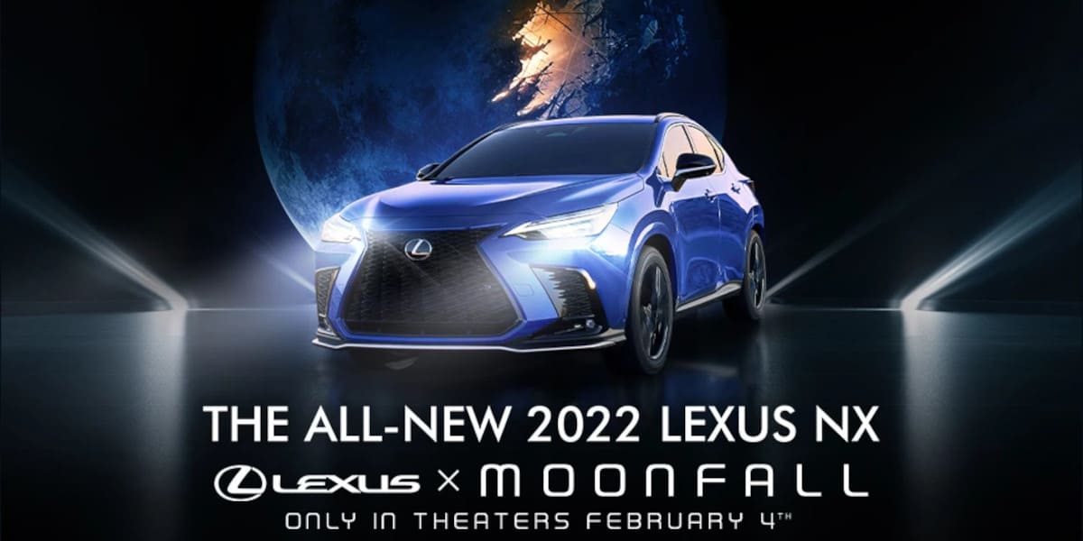 Nur noch kurz die Welt retten: Lexus NX im Kinofilm Moonfall zu sehen
