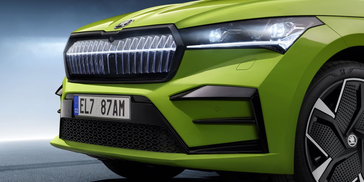 Skoda Enyaq Coupe RS iV: Bestellstart für die mamba-grüne