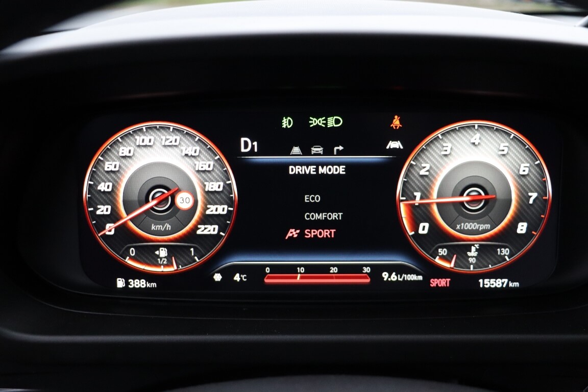 Hyundai i20 Sportmodus