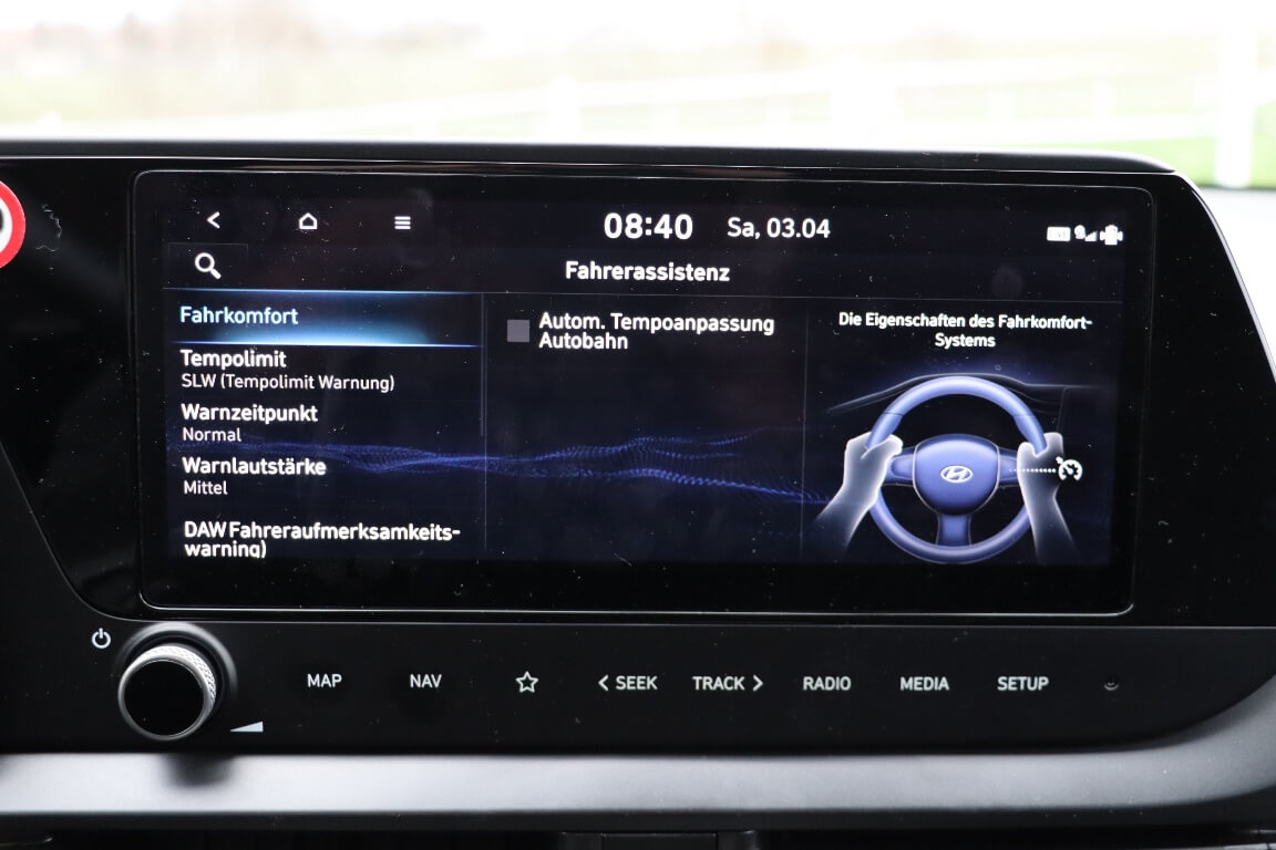 Hyundai i20 Display