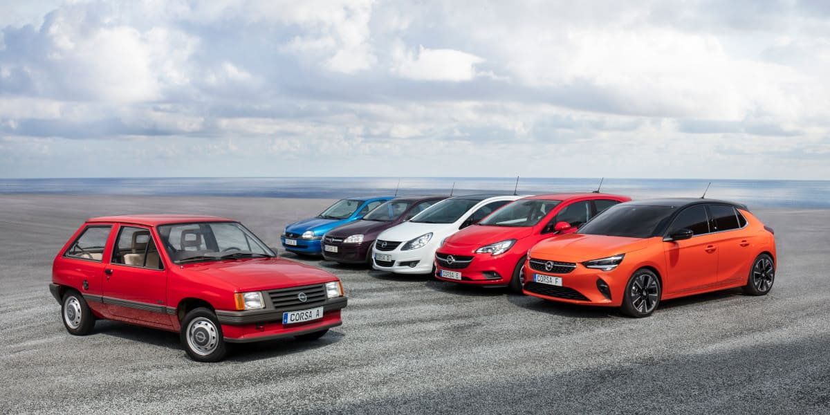 40 Jahre Opel Corsa: Kleinwagen feiert Jubiläum