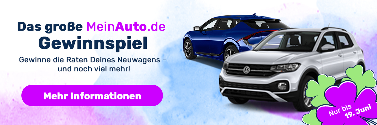 Banner Gewinnspiel 2022 MeinAuto.de