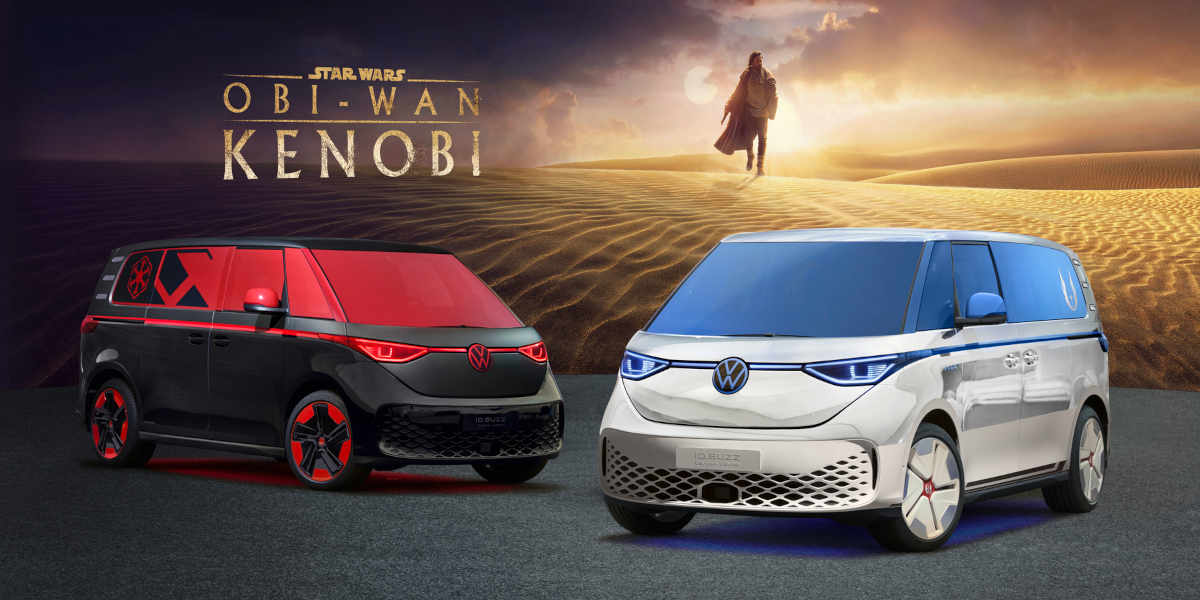 Helle und dunkle Seite der Macht: VW ID. Buzz im Star-Wars-Design