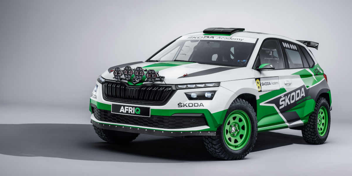 Skoda Afriq: Azubi Car in Rallye-Optik