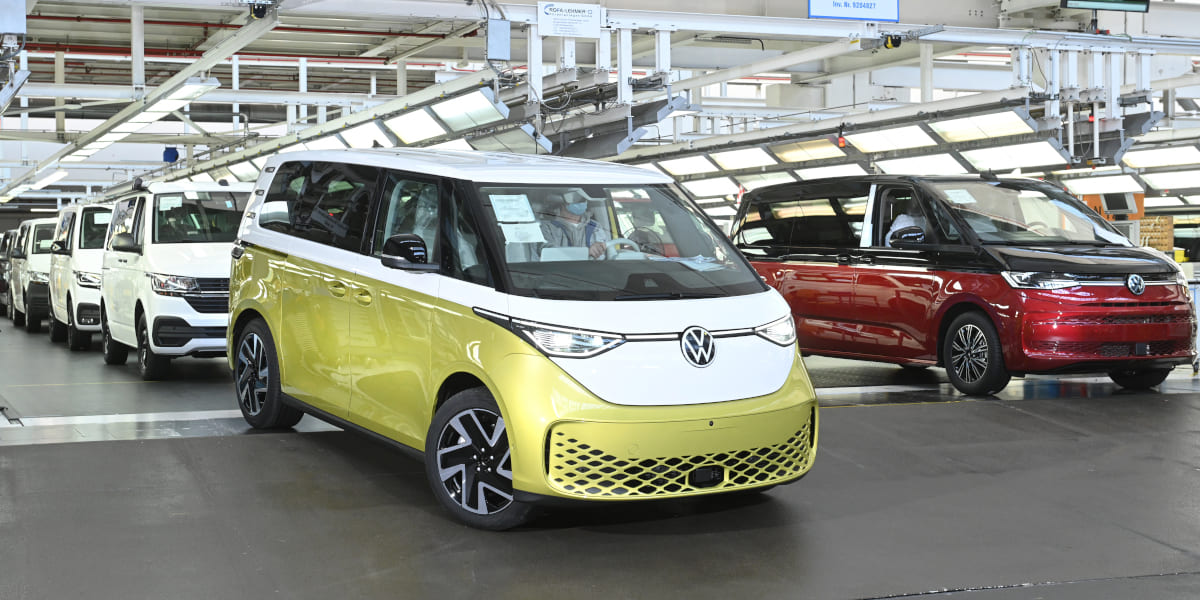 VW: Produktionsstart des ID. Buzz Pro im Werk in Hannover