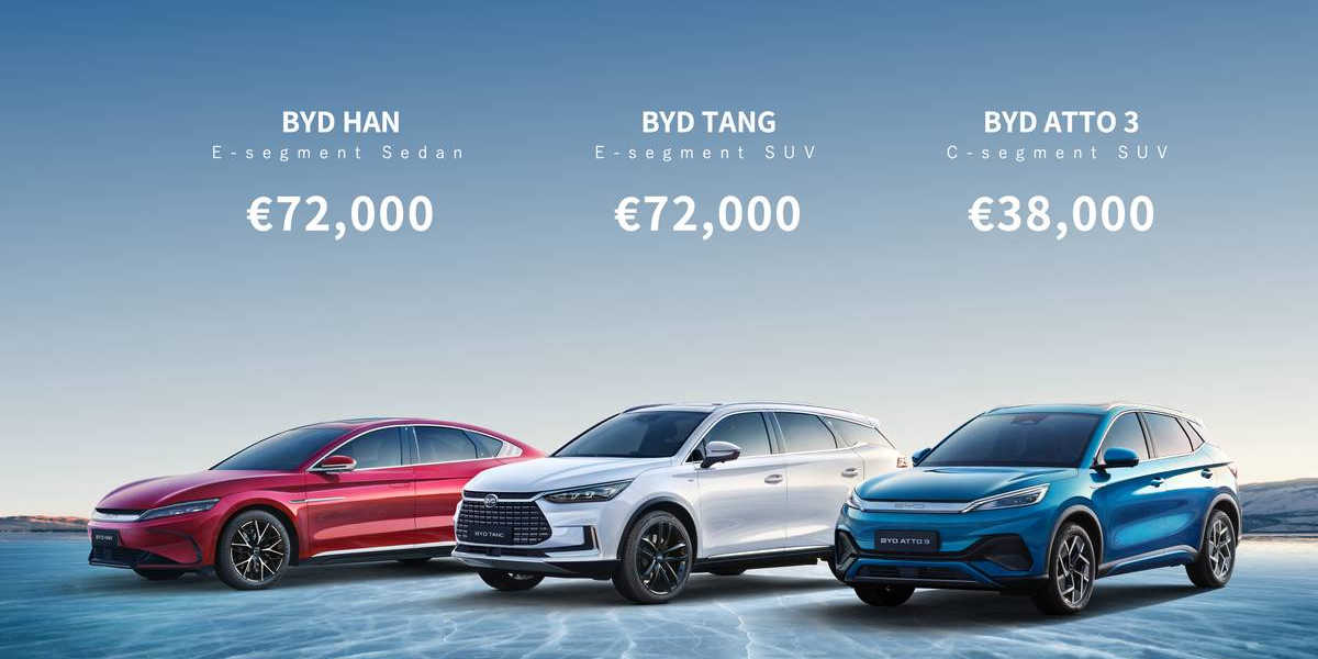 BYD Elektromodelle Europa