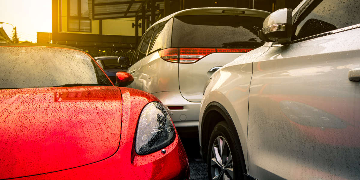 Autos Parken Gebrauchtwagen Vecteezy