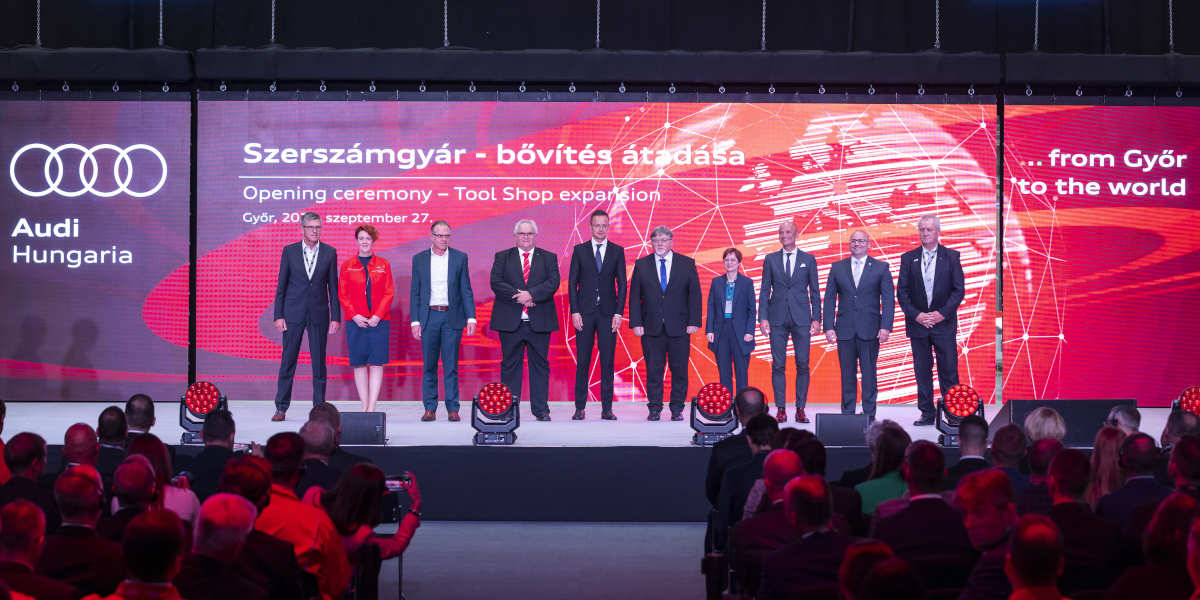 Audi Hungaria: Tool shop expansion marks major milestone in Győ