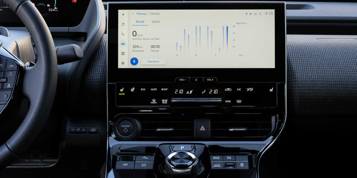 Subarru_Solterra infotainment