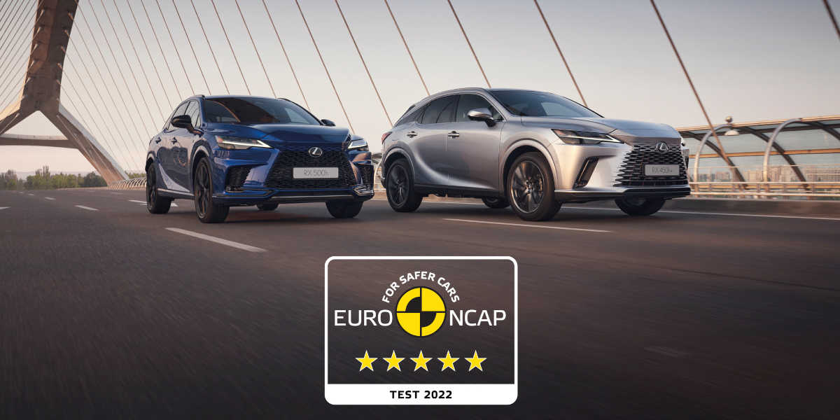 Lexus RX: Safety System+ verhilft zu 5 Sternen im Euro-NCAP-Crashtest