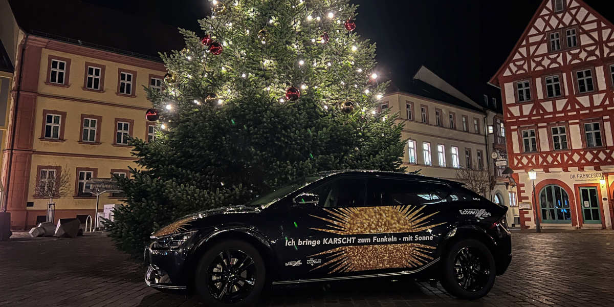 Kia EV6 Weihnachtsbaum