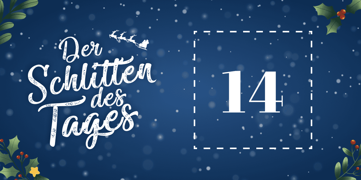 Adventskalender Schlitten des Tages 2022 Nr. 14