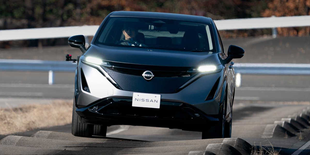Nissan Ariya Testgelände
