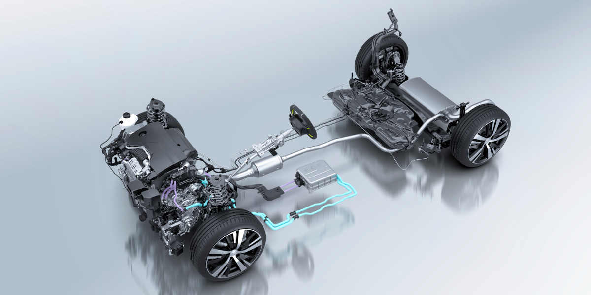 Peugeot 5008 Hybrid Hybridantrieb Motor Technik