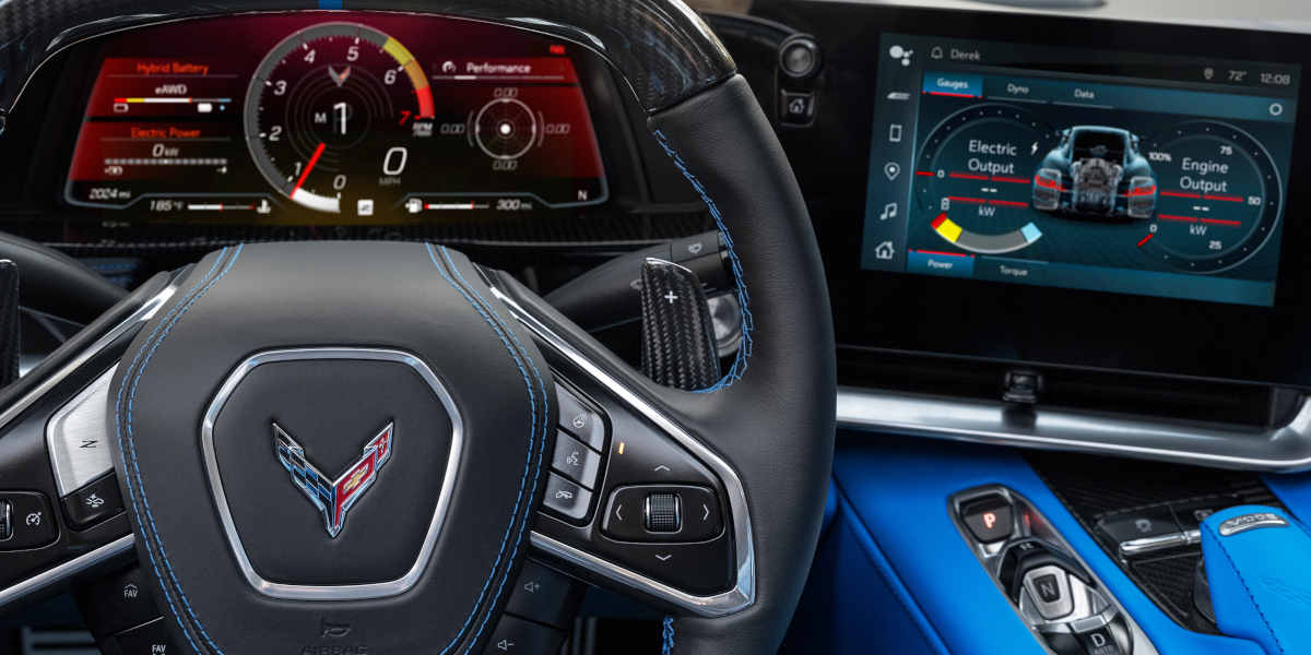 Chevrolet Corvette E-Ray Display Touchscreen