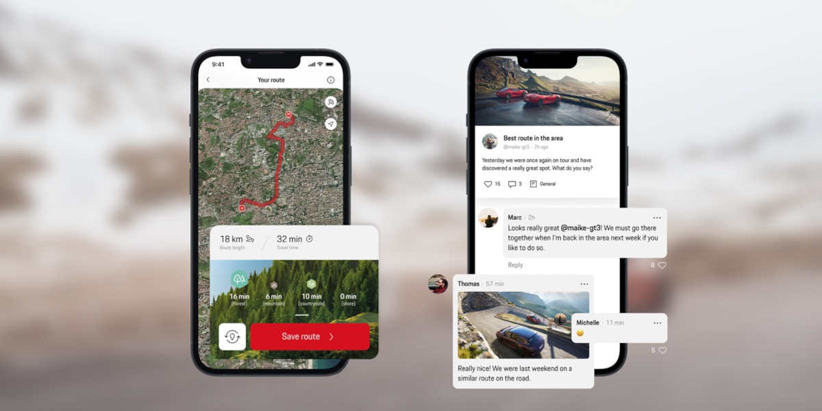 Porsche Roads App