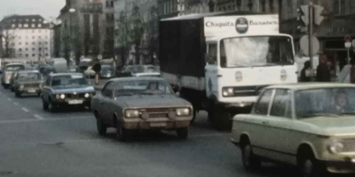 Verkehr 1973 Autos Stadt
