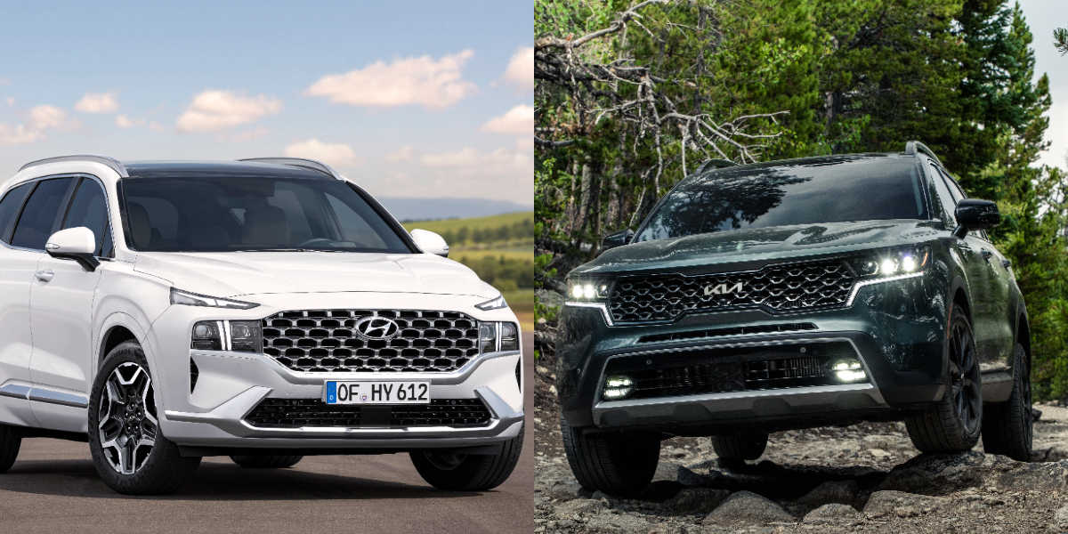 Hyundai Santa Fe vs. Kia Sorento (Test 2023): Wilder Westen oder Ferner Osten?