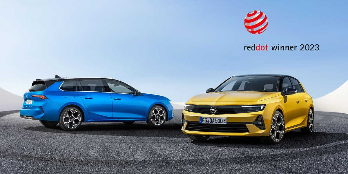 Opel Astra erhält Red Dot Product Design Award 2023