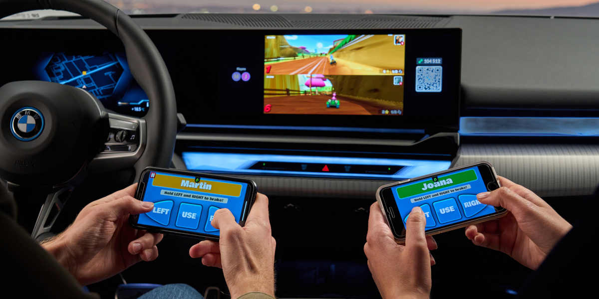 BMW: Mit AirConsole wird die neue 5er Reihe zur Gaming Zone