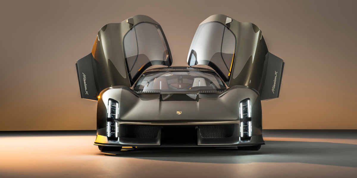Porsche Mission X: Elektrisches Hypercar mit Le-Mans-Türen