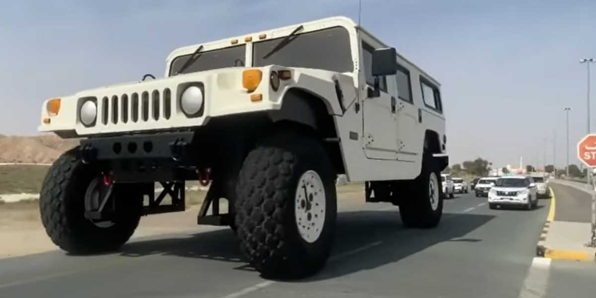 XXL Hummer Dubai Scheich Weltrekord Geländewagen