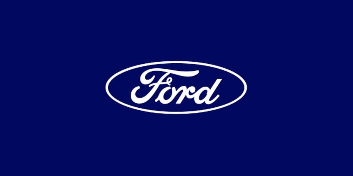 Ford Logo blau 2024