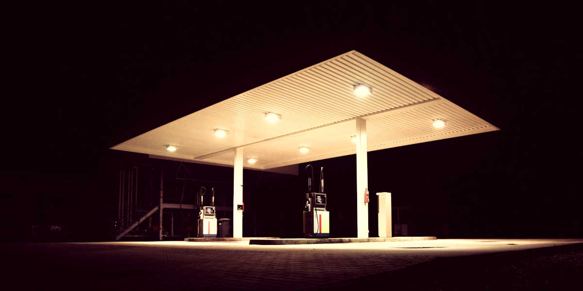 Tankstelle Zapfsäule