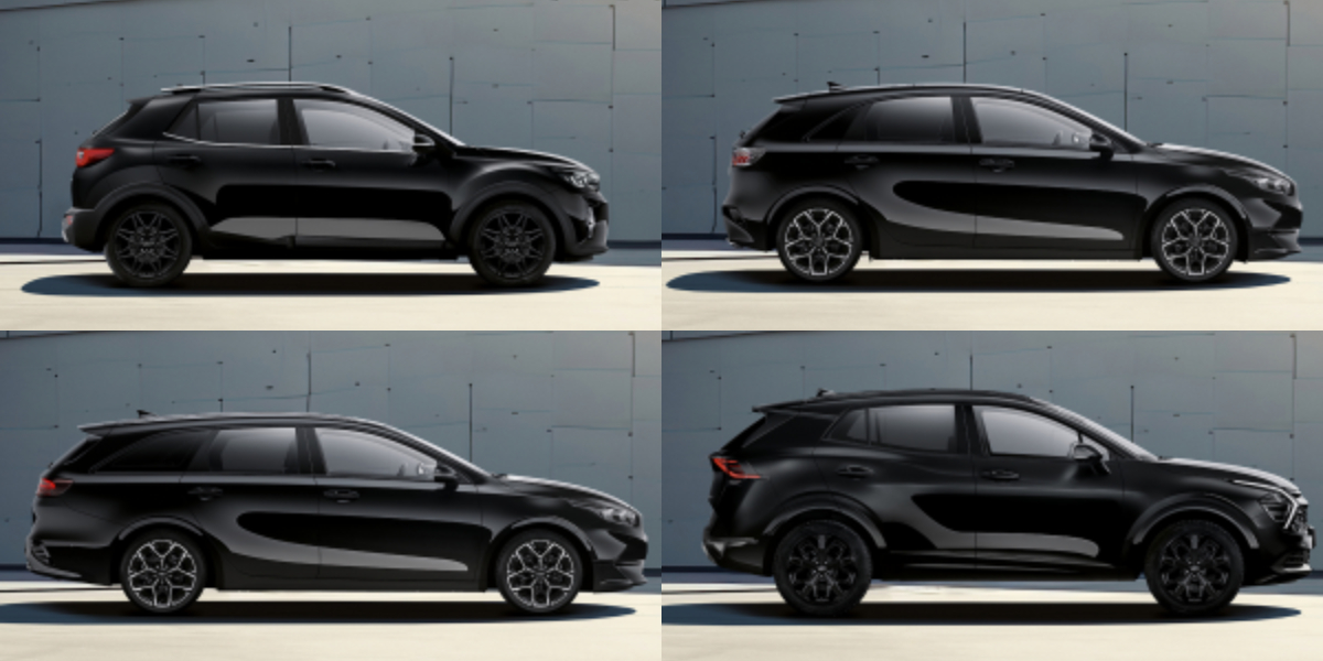 Kia Nightline Edition: Vier Modelle sehen schwarz bzw. wolfgrau