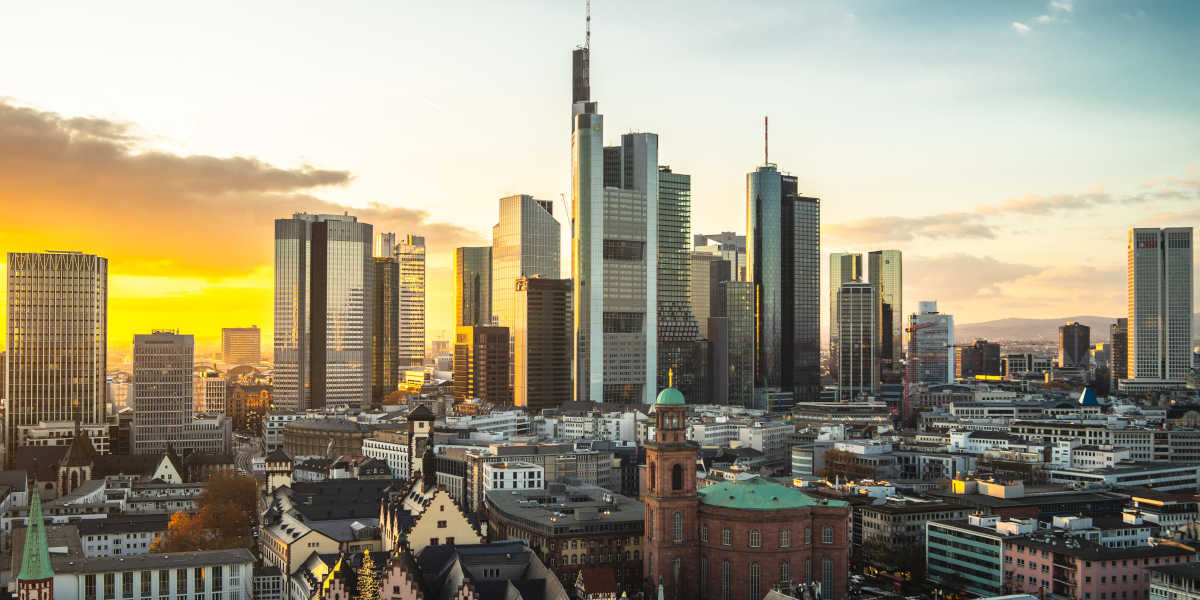 Frankfurt am Main Skyline Stadt Deutschland