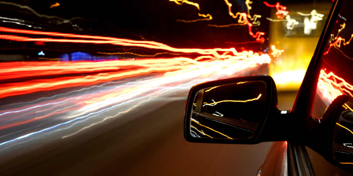 Licht Auto Verkehr Außenspiegel
